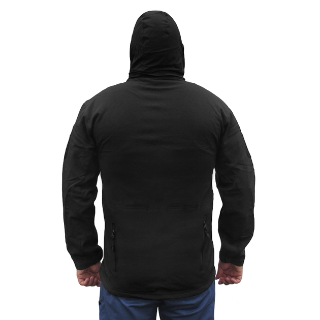 Тактична куртка № 2 ESDY A012 Black 2XL чоловіча - зображення 2