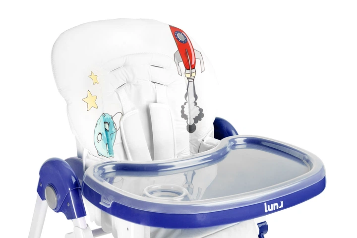Стульчик для кормления Caretero Luna для ребенка от 6 месяцев Navy - изображение 9