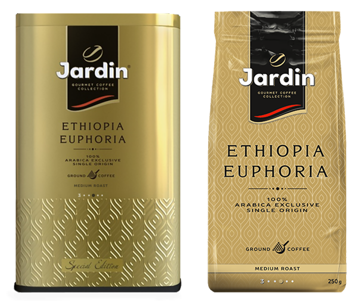 Купить Кофе молотый Jardin Ethiopia Euphoria в жестяной банке 250 г ...