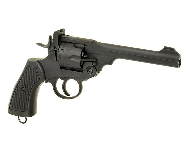 Револьвер Well Webley Scott MK IV Metal G293A CO2 (Страйкбол 6мм) - зображення 3