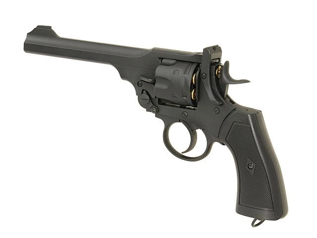 Револьвер Well Webley Scott MK IV Metal G293A CO2 (Страйкбол 6мм) - зображення 4