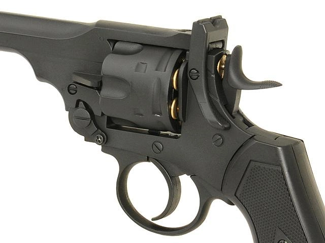 Револьвер Well Webley Scott MK IV Metal G293A CO2 (Страйкбол 6мм) - зображення 11