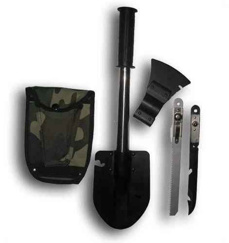 Туристическая лопатка 4 в 1 Bishop ЕРМАК нож, пила, лопата, топор - изображение 1