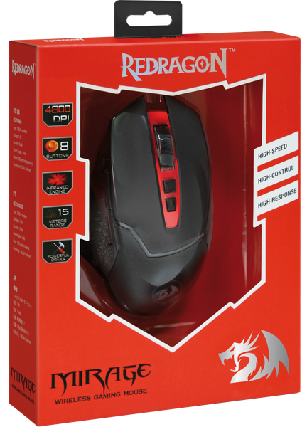 Миша Redragon Mirage IR Wireless Black/Red (74847) - зображення 9