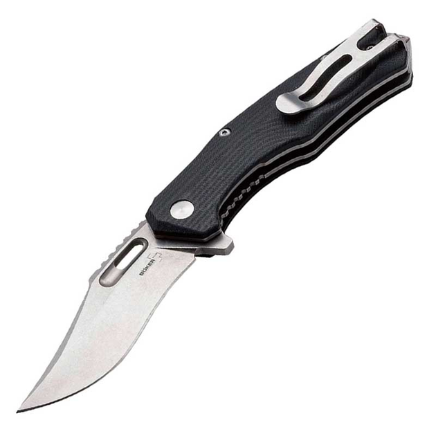 Нож складной Boker Plus Defender (длина: 191мм, лезвие: 81мм), черный - изображение 1
