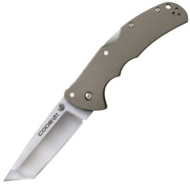 Ніж складний Cold Steel Code 4 Tanto (довжина: 216мм, лезо: 89мм) - изображение 1