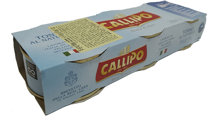 Стейк из тунца в собственном соку Callipo Иелоуфин 3 х 80 г ...