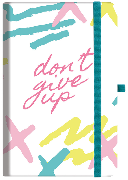 Деловая записная книга Optima Dont Give Up А5 256 страниц в линейку (O20812-23) - изображение 1