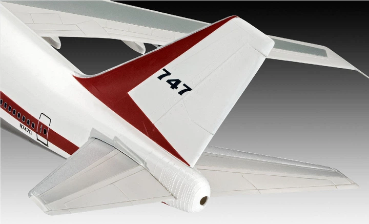Zmontowany model Revell Samolot Boeing-747-100 50 lat. Skala 1:144 (05686) - obraz 4