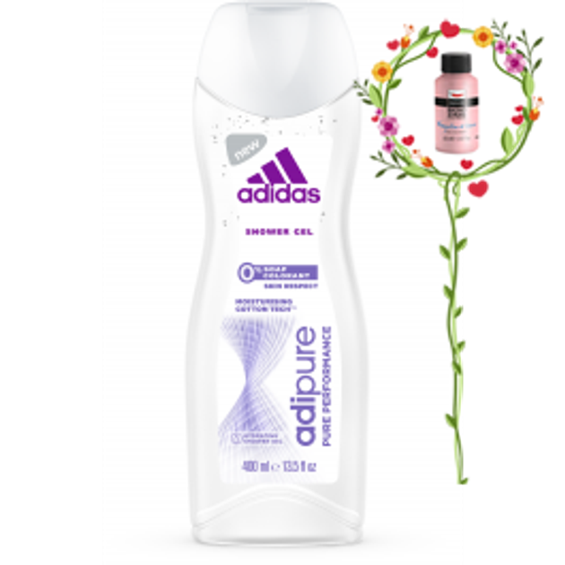 Adidas adipure pure performance best sale shower gel