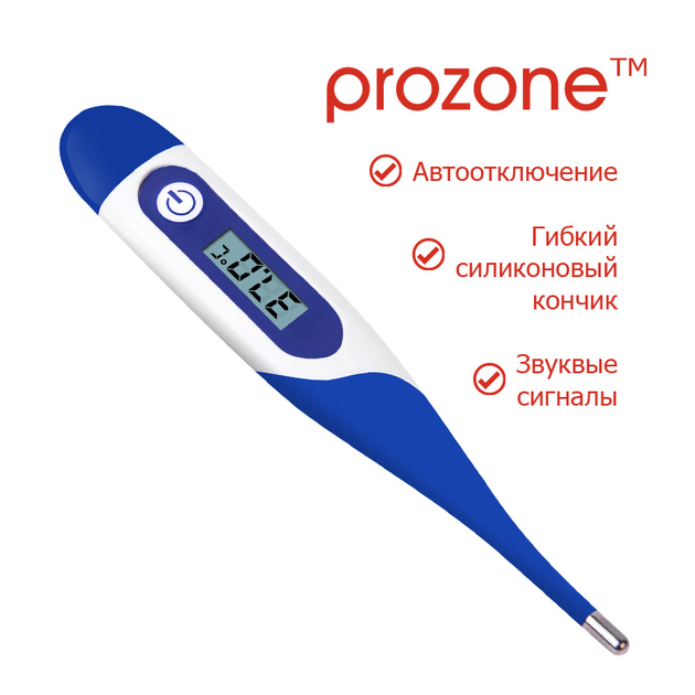Електронний термометр для тіла ProZone DT-FlexibleTip Blue - зображення 2