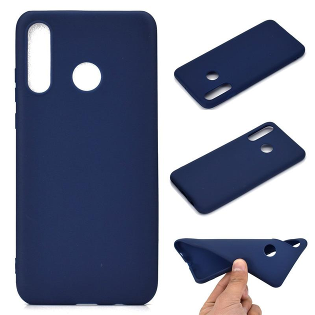Чехол Soft Touch для Honor 10i силикон бампер темно-синий – фото ...