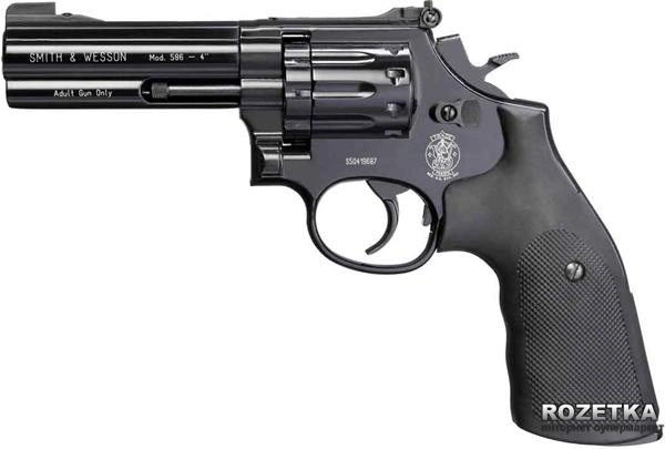 Пневматичний пістолет Umarex Smith&Wesson Mod. 586, 4" (448.00.04) - зображення 1