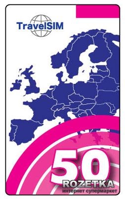Карточка пополнения счета TravelSim 50 у.е. - изображение 1