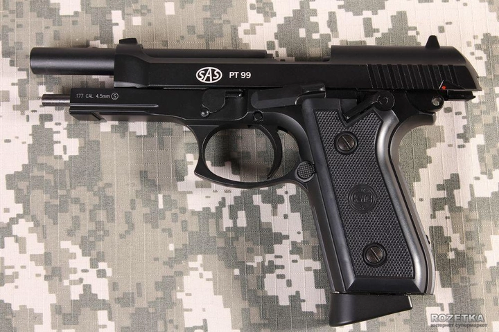 Пневматичний пістолет SAS PT99 (23701428) - зображення 13
