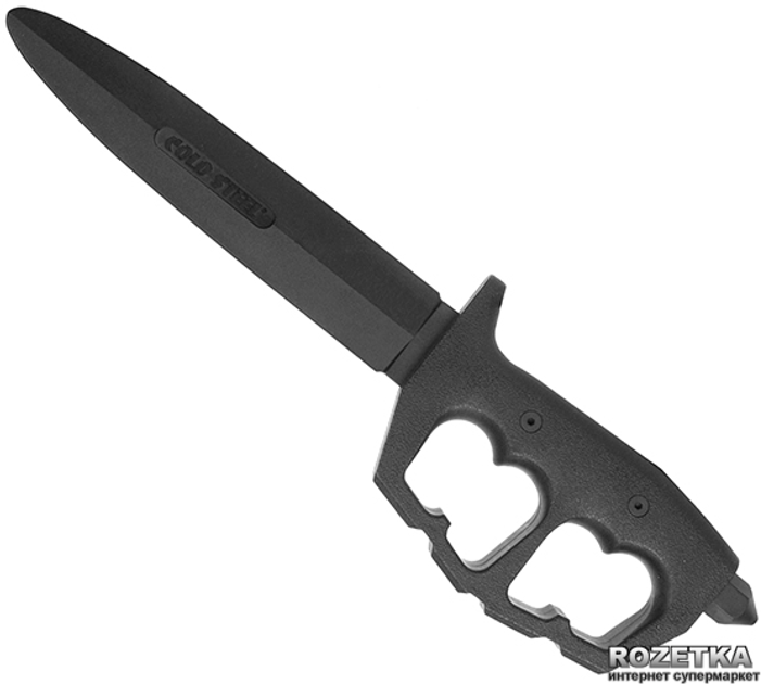 Тренировочный нож Cold Steel Rubber Training Trench Knife Double Edge 92R80NTP (12600347) - изображение 1