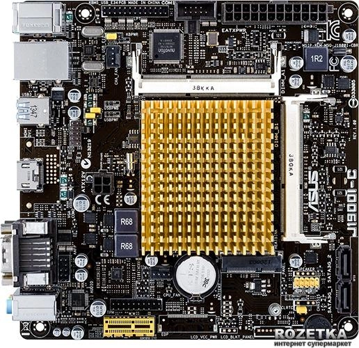 Материнская плата Asus J1900I-C (Intel Celeron J1900, SoC, PCI-E x1) - изображение 1