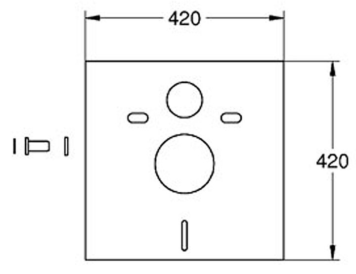 Звукоизолирующая прокладка GROHE 37131000 - изображение 2