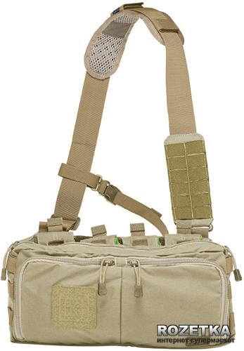 Сумка тактическая для скрытого ношения оружия 5.11 Tactical 4-Banger Bag 56181 Sandstone (2000980330409) - изображение 1