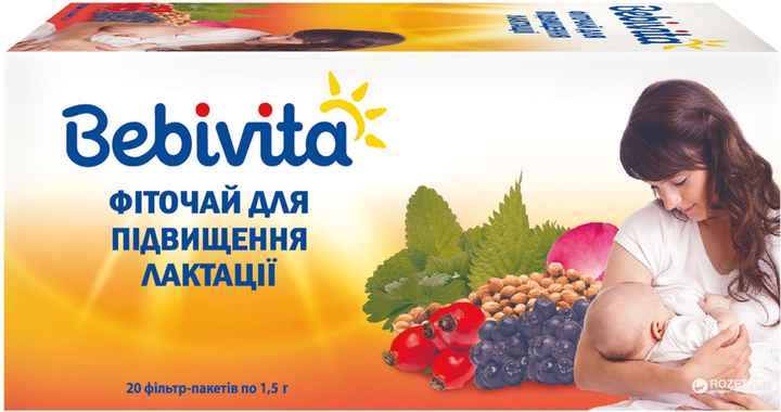 Фіточай Bebivita для підвищення лактації 30 г (4820025490237) - зображення 1