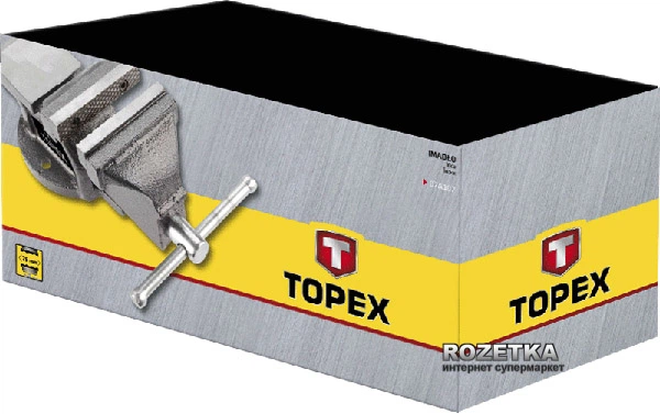Лещата слюсарні TOPEX 75 мм (07A107) - Фото 2 Лещата слюсарні TOPEX 75 мм (07A107) - зображення 2