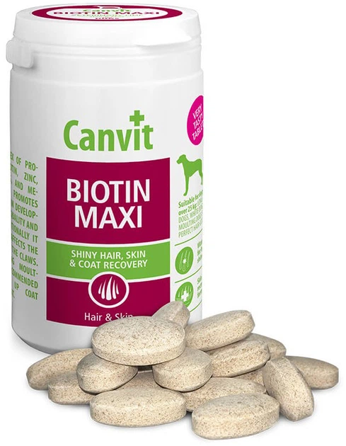 Витамины Canvit Biotin Maxi для собак ± 110 таблеток (can50715) - изображение 2