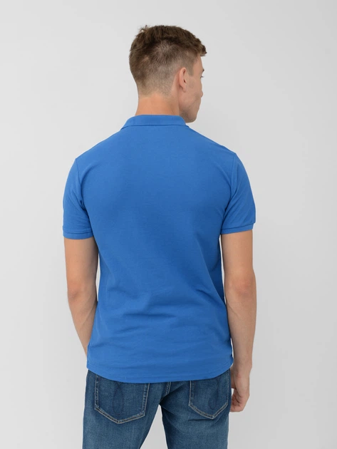 Поло длинное мужское Fruit of the loom 65/35 063402051 L Синее (5000000000876) - изображение 2