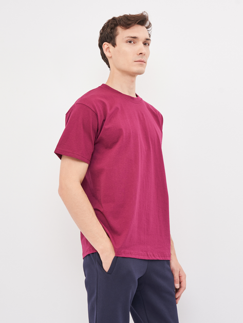 Футболка Fruit of the loom Valueweight 061036041 M Бордова (5000000005765) - зображення 1