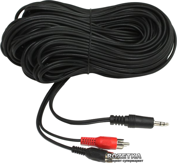 Кабель межблочный URAL RCA -PB02 бескислородная медь,2RCA-2RCA, двойной экран, в бухте 20 метров.