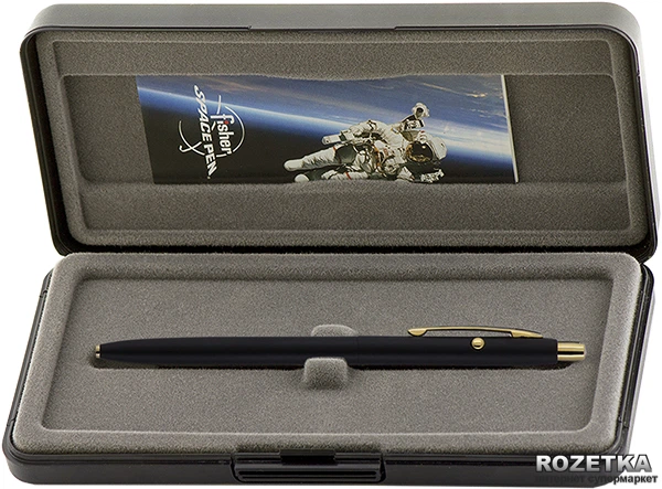 Ручка шариковая Fisher Space Pen Шаттл Черная 0.7 мм Черный корпус (747609834444) - изображение 3