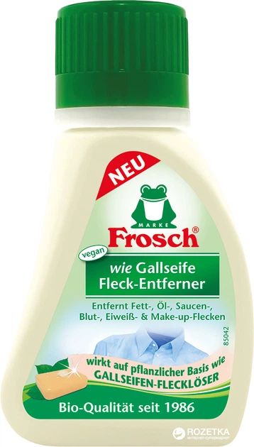 Пятновыводитель Frosch Желчное мыло 75 мл (4001499923746) - изображение 2
