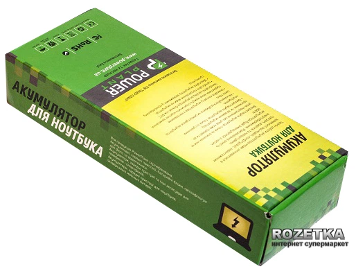 Аккумулятор PowerPlant для Lenovo G580 Series Black (11.1V/5200mAh/6Cells) (NB00000276) - изображение 2