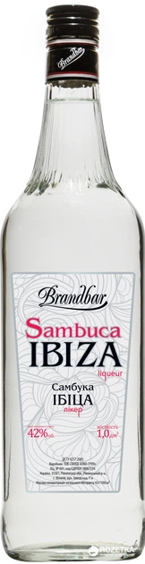 Самбука Brandbar Ibiza 1 л 42% (4820085490390) - Фото 1 Самбука Brandbar Ibiza 1 л 42% (4820085490390) - изображение 1