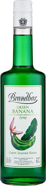 Сироп Brandbar Green Banana 0.7 л (4820085490666) - Фото 1 Сироп Brandbar Green Banana 0.7 л (4820085490666) - изображение 1