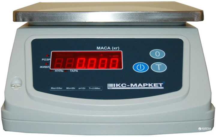 Весы влагозащищенные ІКС ICS-3 PW 3 кг - изображение 4