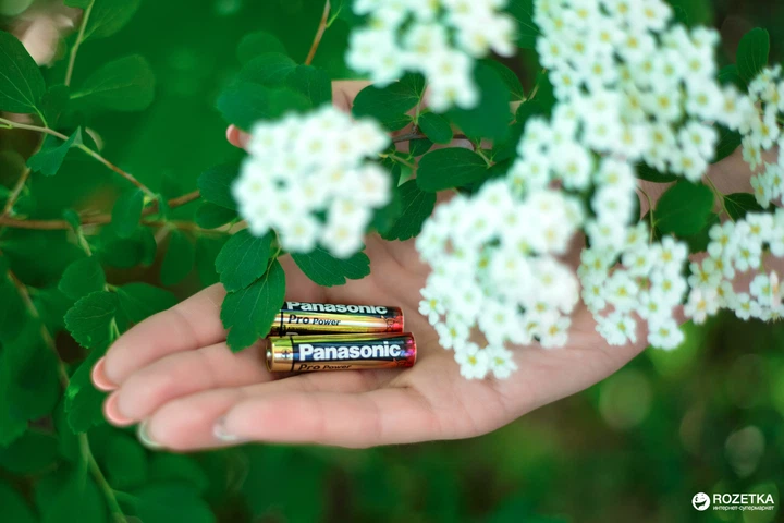 Батарейки Panasonic Pro Power щелочные AAA блистер, 2 шт (LR03XEG/2BP) - изображение 3