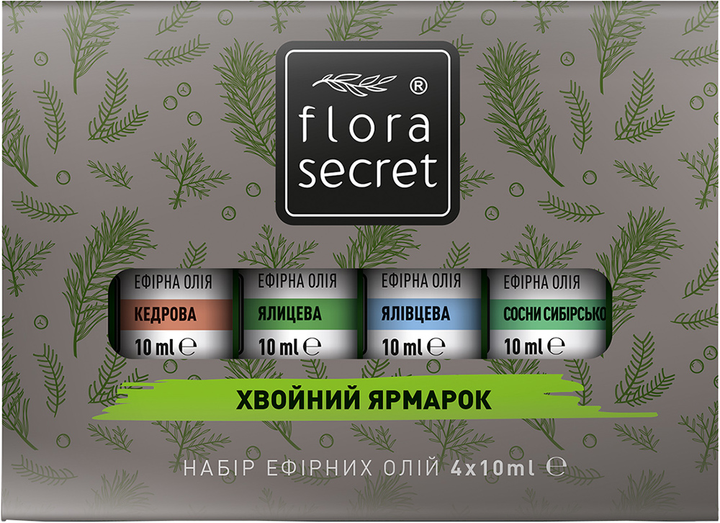 Набор эфирных масел Flora Secret «Хвойный ярмарок» (4820174890308) - изображение 1