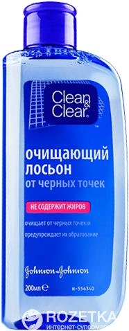 Очищающий лосьон Clean & Clear от черных точек 200 мл (3574660128109) 