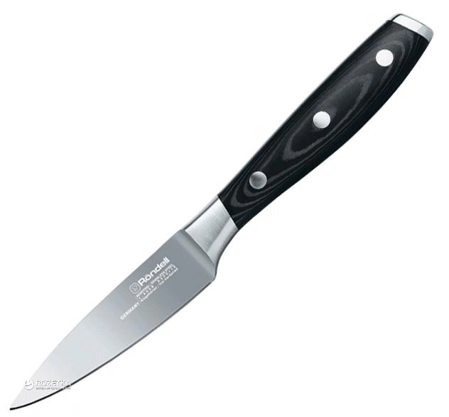 Кухонный нож Rondell Falkata для овощей 90 мм Black (RD-330)