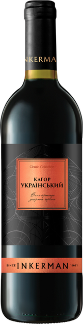 Вино Inkerman Кагор Український червоне десертне 0.75 л 16% (4820003750353) - зображення 1