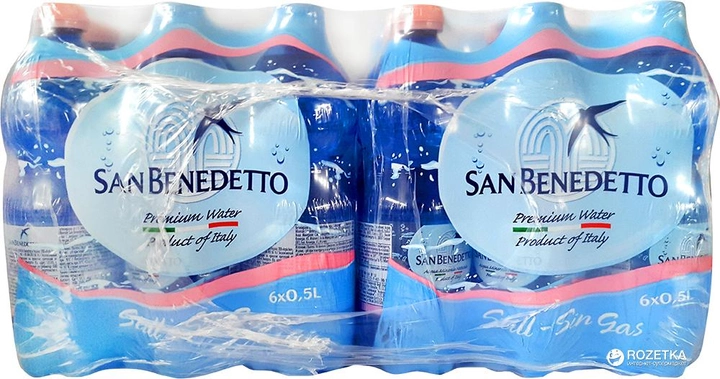 Акция на Упаковка мінеральної негазованої води San Benedetto 0.5 л х 24 шт от Rozetka