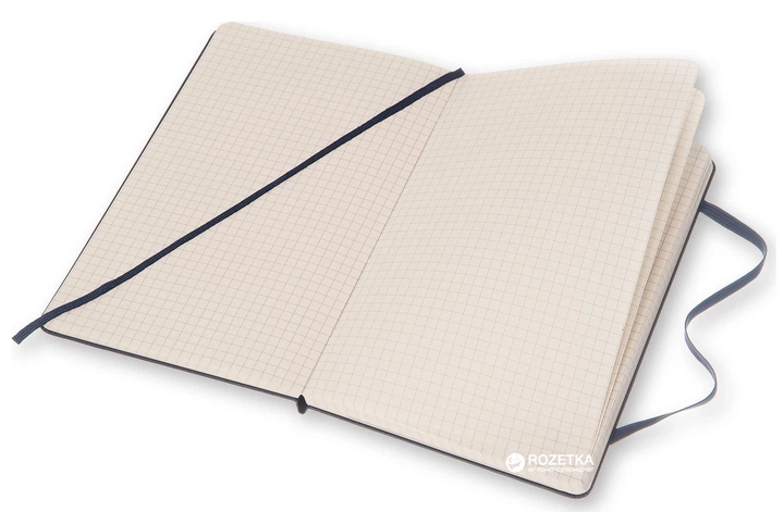 Записная книга Moleskine Classic 13 х 21 см 240 страниц в клетку Сапфир (8051272893762) - Фото 4 Записная книга Moleskine Classic 13 х 21 см 240 страниц в клетку Сапфир (8051272893762) - изображение 4