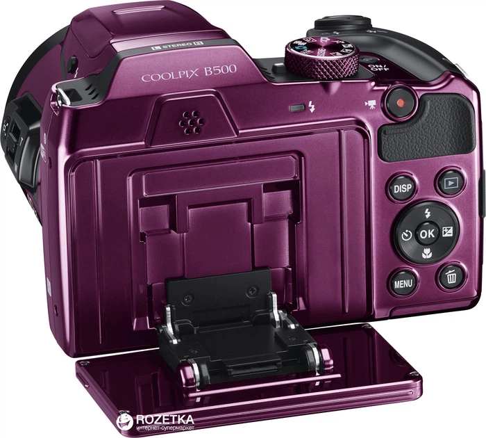 Фотоаппарат Nikon Coolpix B500 Purple (VNA952E1) купить на