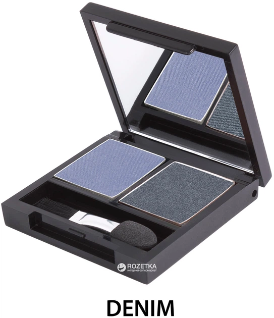 Тени для век Zuii Organic Duo Eyeshadow Palette 3.5 г Denim (812144011732) - Фото 1 Тени для век Zuii Organic Duo Eyeshadow Palette 3.5 г Denim (812144011732) - изображение 1