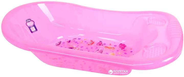 Ванночка детская со сливом Sevi Bebe Розовая (8692241002800) – фото ...
