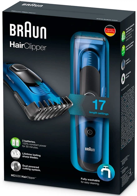 Maszynka do strzyżenia włosów BRAUN Hair Cutter HC5030 - Zdjęcie 5 Maszynka do strzyżenia włosów BRAUN Hair Cutter HC5030 - obraz 5