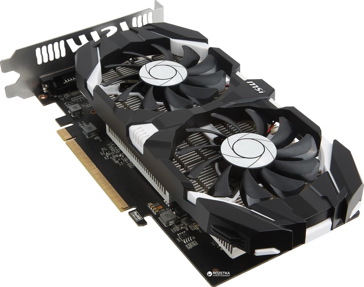 Видеокарта MSI PCI-Ex GeForce GTX 1050 Ti 4GT OC 4GB GDDR5 (128bit