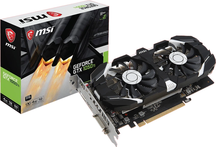 Відеокарта MSI PCI-Ex GeForce GTX 1050 Ti 4GT OC 4GB GDDR5 (128bit