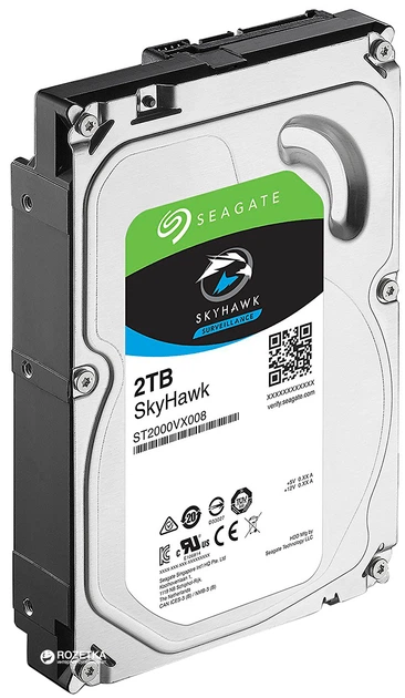 Жесткий диск Seagate SkyHawk HDD 2TB 5900rpm 64MB ST2000VX008 3.5