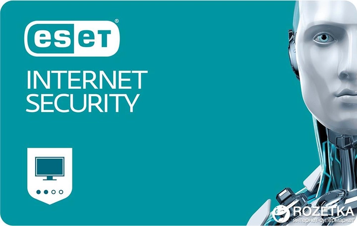 Антивирус ESET Internet Security (2 ПК) лицензия на 1 год Базовая (электронный ключ в конверте) + Скидка 50% при покупке с ноутбуком или ПК!!! - изображение 1